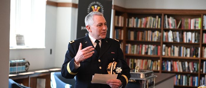 Dean Brigadier General Robert “Bob” Moreschi of ϲ, a military college in Virginia