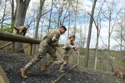 Students part of Ranger Challenge at ϲ, a military college in Virginia