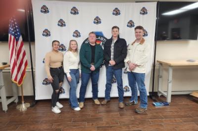 The pistol club at ϲ competed in the National Collegiate Pistol Championship held at Fort Moore (formerly Fort Benning) Army post near Columbus, Georgia, in late March.